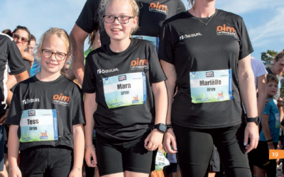 Ik ren nu drie keer per week zes à zeven kilometer