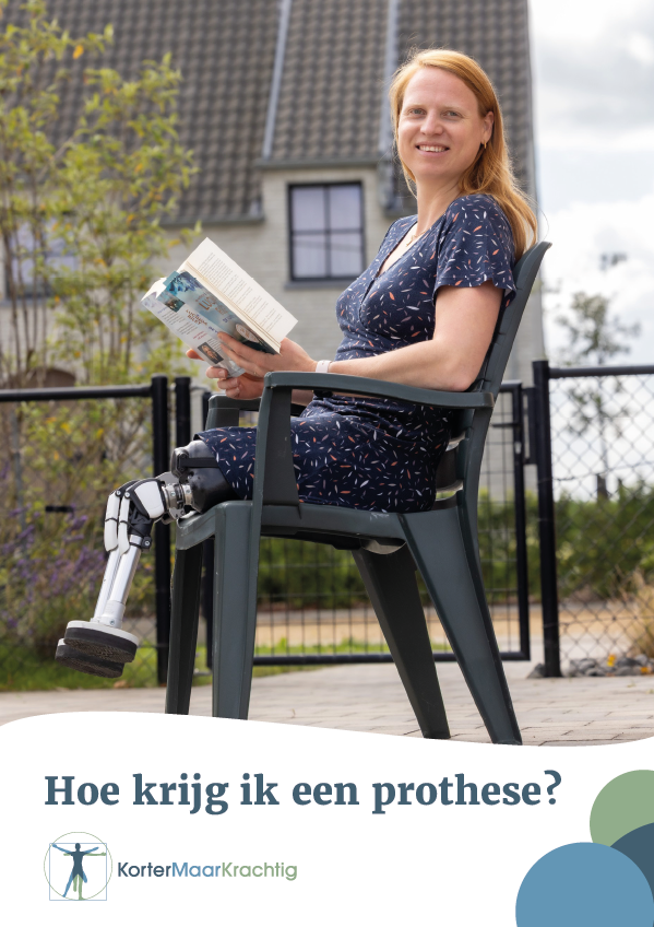 Voorkant_Hoe krijg ik een prothese Brochure Hoe krijg je een prothese?