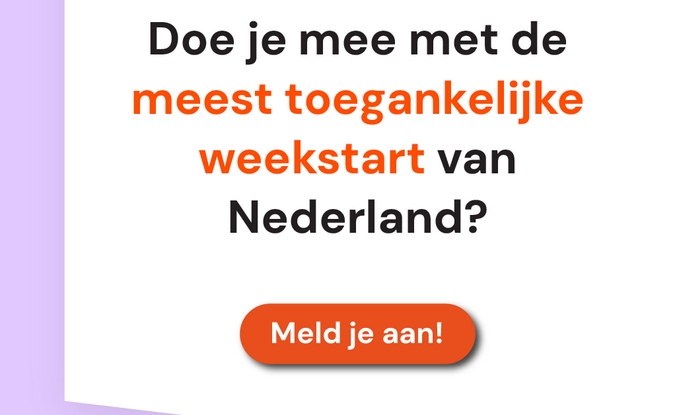 De meest toegankelijke weekstart
