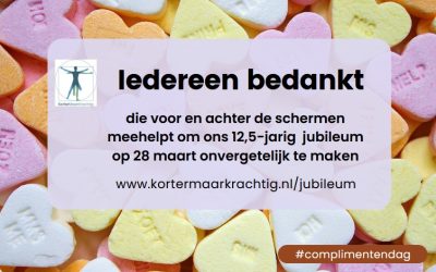 Iedereen bedankt! #complimentendag