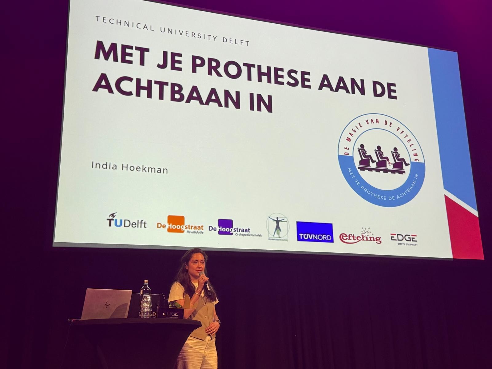 India Hoekman over met je prothese de achtbaan in