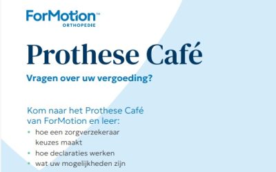 Stel in het Prothese Café ForMotion in Hilversum je vragen over zorgverzekeringen