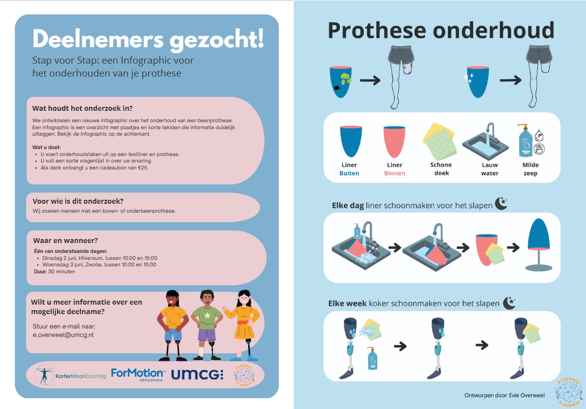 Onderhoud van je prothese